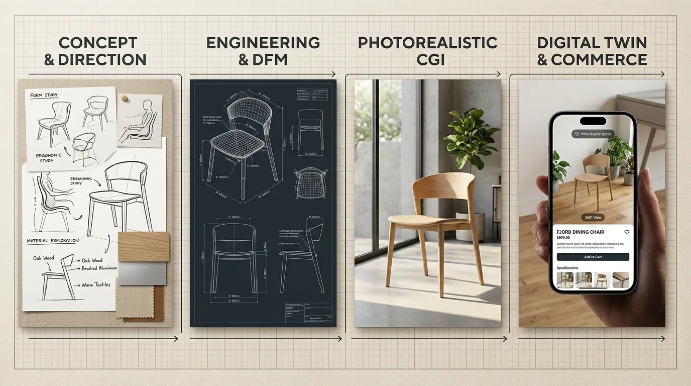4-Step Modular Product Pipeline